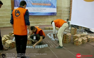 largest canned food structure