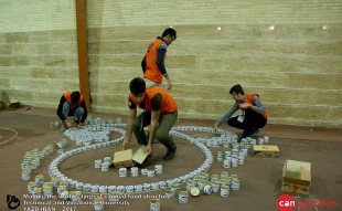 largest canned food structure