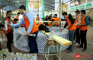 largest canned food structure