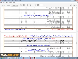 قابل توجه دانشجویان کاردانی معماری و عمران