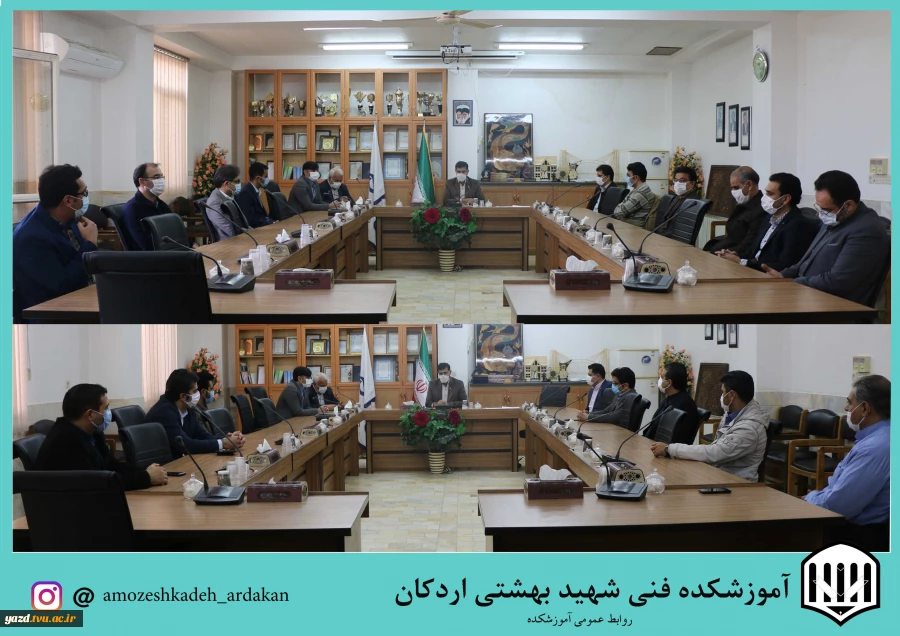 مراسم تقدیر از پژوهشگران و اساتید برتر آموزشکده فنی وحرقه ای شهید بهشتی اردکان برگزار گردید. 4