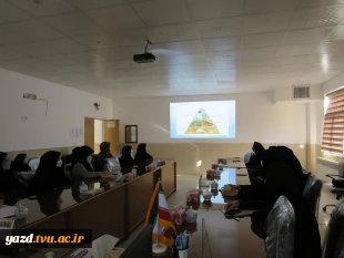 برگزاری جلسه سلامت وبهداشت زنان به مناسبت روز جهانی سلامت بانوان درآموزشکده فنی دختران میبد
 2