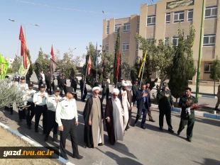  گرامیداشت هفته دفاع مقدس و یادواره شهید گمنام آموزشکده شهید مطهری تفت  4