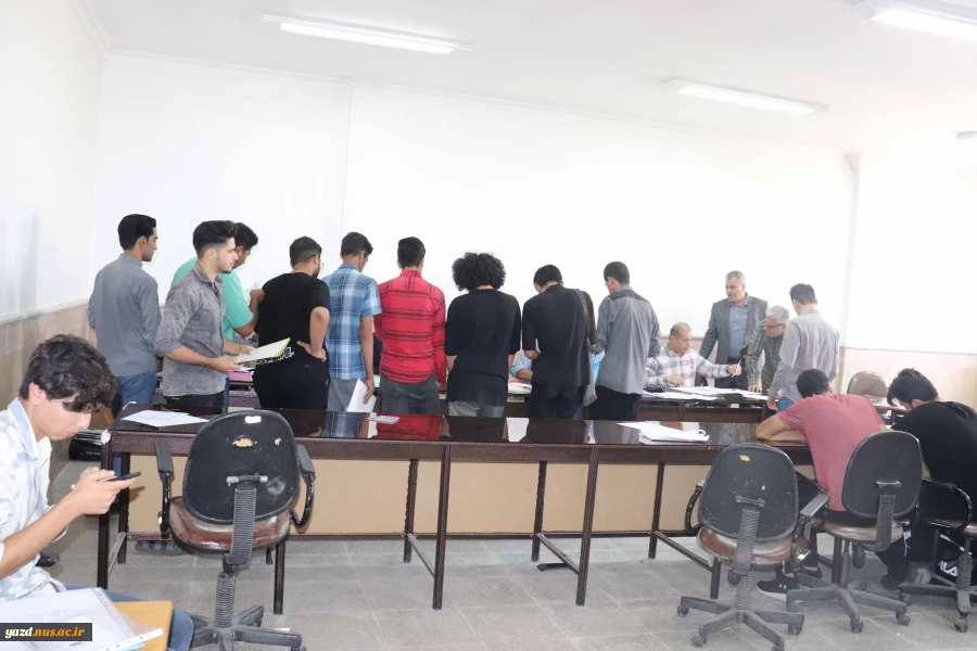 دومین روز از ثبت نام دانشجویان نوورود آموزشکده فنی امام علی(ع) یزد 6