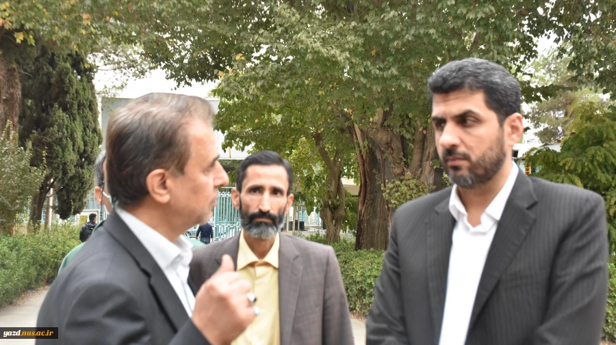 حضور معاون هماهنگی امور عمرانی استاندار یزد در دانشگاه فنی و حرفه ای واحد استان 3