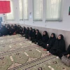 حضور کارمندان بسیجی در جلسه سخنرانی با حضور اقای سرهنگ اخوندی با موضوع دست اوردهای انقلاب
 4