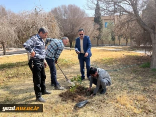 برگزاری مراسم روز درختکاری در آموزشکده امام علی (ع) یزد
 9