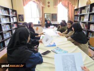 برگزاری نشست-بحث ومقایسه تطبیقی آثار دوهنرمند در آموزشکده ملی مهارت دختران میبد
 2