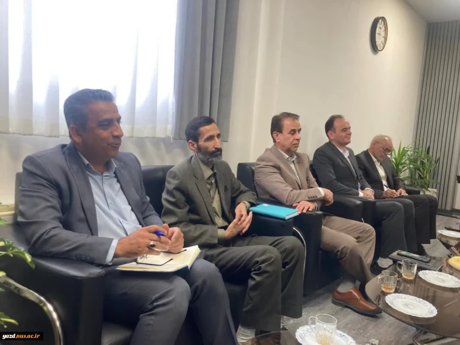 دیدار هیئت رئیسه دانشگاه ملی مهارت یزد با فرمانده سپاه الغدیر استان: تاکید بر همکاری‌های مهارتی و فرهنگی 3