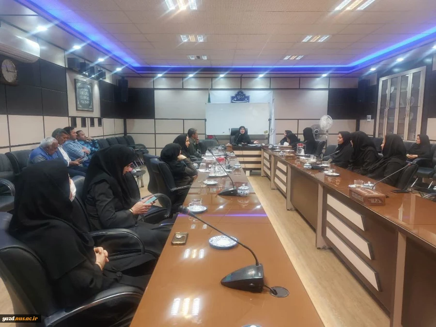 اولین جلسه شورای اداری دانشگاه ملی مهارت واحد دختران یزد در سال ۱۴۰۴

 2