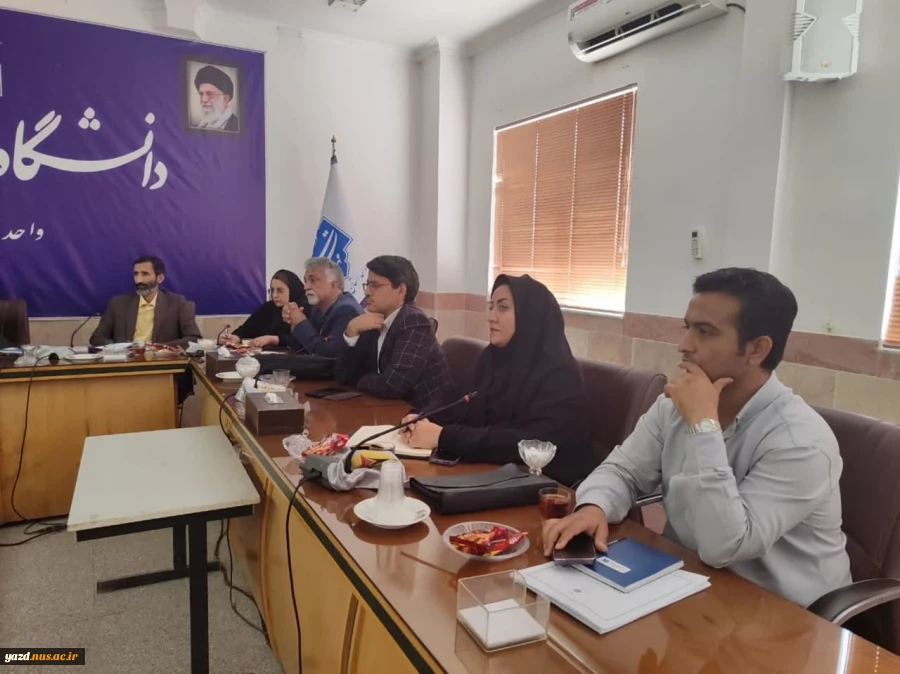 جلسۀ هماهنگی برگزاری رویداد در حوزۀ کاشی و سرامیک در دانشگاه ملی مهارت استان یزد 3