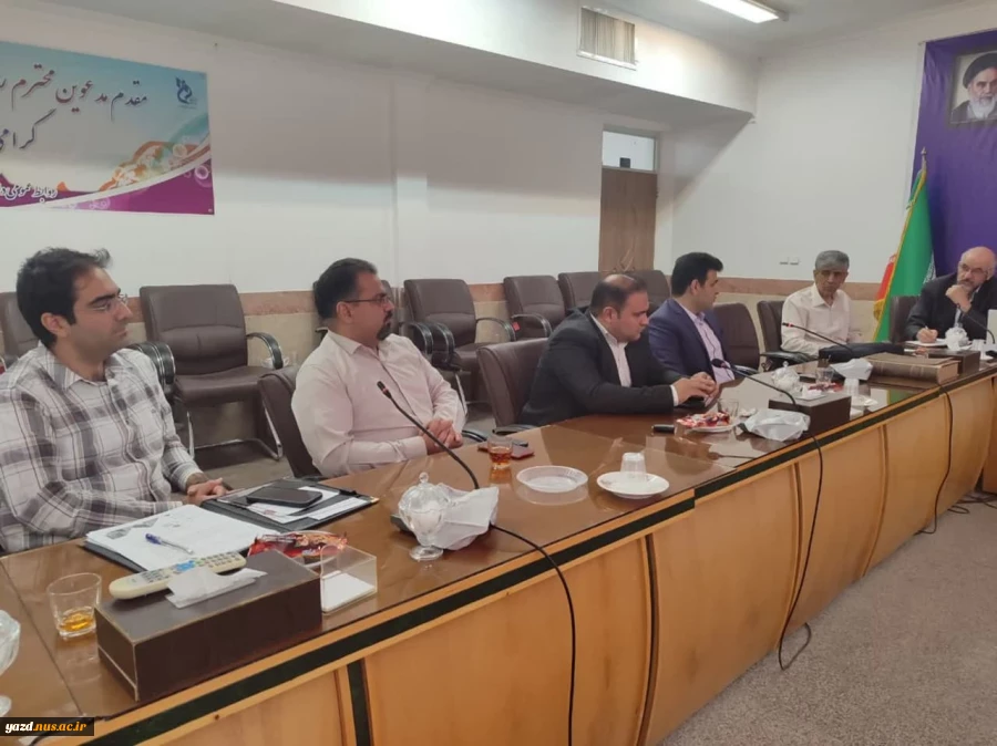 جلسۀ هماهنگی برگزاری رویداد در حوزۀ کاشی و سرامیک در دانشگاه ملی مهارت استان یزد 5