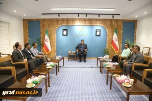 دیدار رئیس و معاونین دانشگاه ملی مهارت استان یزد با استاندار محترم یزد 3