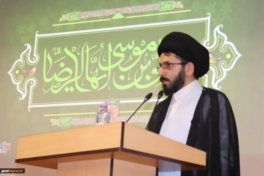 مراسم استقبال از پرچم متبرک گنبد مطهر امام رضا (ع) در دانشگاه ملی مهارت استان یزد 3