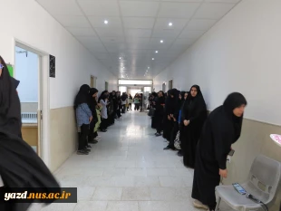 استقبال از خادمیاران حرم رضوی در آموزشکده ملی مهارت دختران میبد
 2
