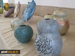 برگزاری ژوژمان درسی دانشجویان رشته گرافیک آموزشکده ملی مهارت دختران میبد 6