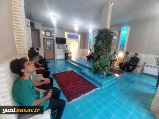 بازدید دانشجویان دانشگاه ملی مهارت یزد از گنجینه ایثار و شهادت اردکان به مناسبت سالروز آزادسازی خرمشهر 5