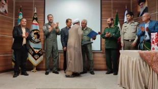 برگزاری مراسم بزرگداشت سوم خرداد در دانشگاه ملی مهارت استان یزد با حضور سرتیپ خلبان زارع نژاد 4