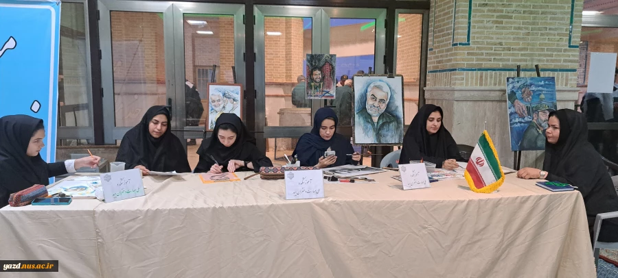 ورکشاپ زنده آموزشکده ملی مهارت دختران میبد درمراسم گرامیداشت یاد و خاطره شهدای خدمت و شهید جمهور آیت الله سید ابراهیم رئیسی
 2