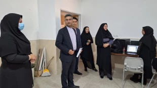بازدید دکتر ملانوری فرماندار ویژه شهرستان میبد از آموزشکده ملی مهارت دختران میبد
 3
