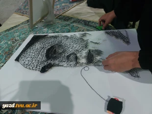 ورکشاپ زنده دانشجویان آموزشکده ملی مهارت دختران میبد در سالگرد ارتحال رهبیر کبیر انقلاب
 4