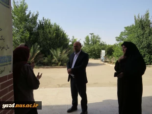 بازدید دکتر شمامی مدیر کل محترم امور دانشجویی دانشگاه ملی مهارت از آموزشکده ملی مهارت دختران میبد
 2