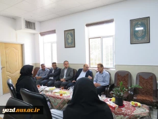 بازدید دکتر شمامی مدیر کل محترم امور دانشجویی دانشگاه ملی مهارت از آموزشکده ملی مهارت دختران میبد
 5