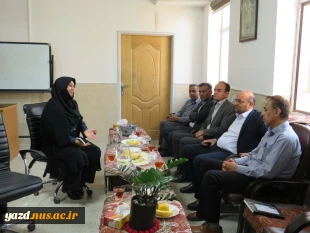 بازدید دکتر شمامی مدیر کل محترم امور دانشجویی دانشگاه ملی مهارت از آموزشکده ملی مهارت دختران میبد
 7