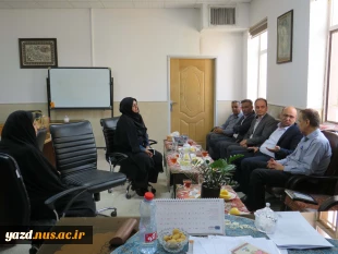 بازدید دکتر شمامی مدیر کل محترم امور دانشجویی دانشگاه ملی مهارت از آموزشکده ملی مهارت دختران میبد
 8